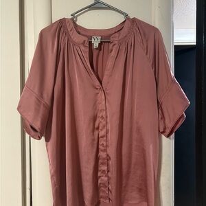 Worthington Women's Blouse in Soft Pink